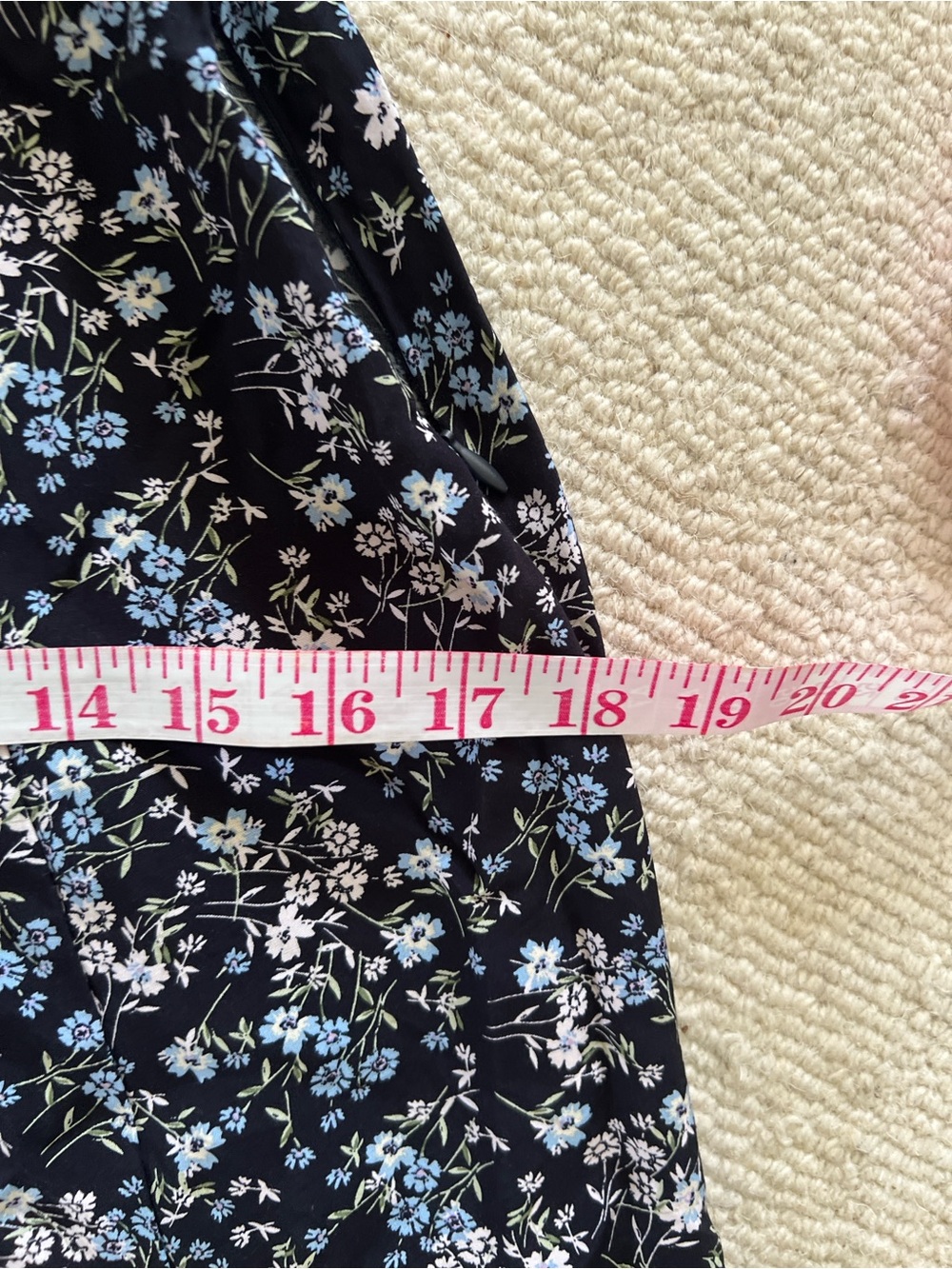 Cottagecore Uniqlo Black Floral Summer Midi Dress XS - Picture 7 of 11